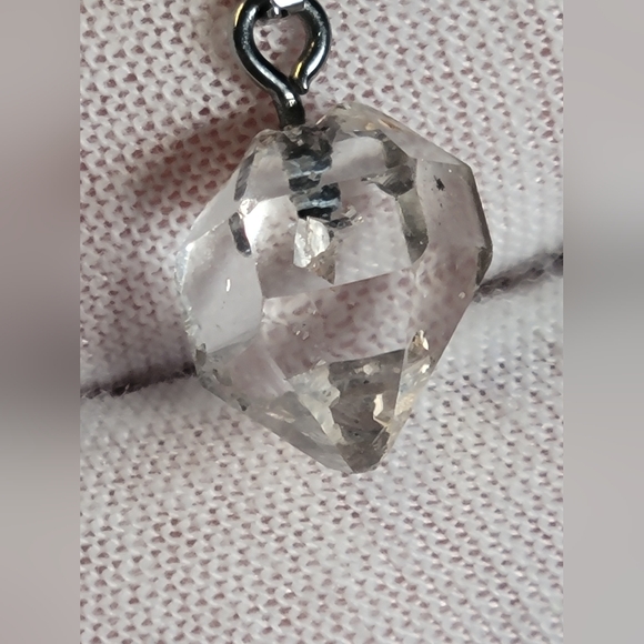 Herkimer Diamond Pendant 💎 ✨️ Natural High Quality 8.10ct VVS-SI - Picture 3 of 9